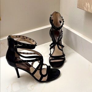 Michael Kors size 8 Larissa studs and jewels strappy heels.